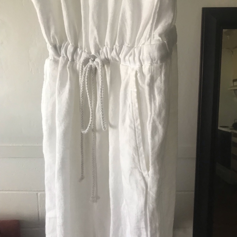 NWOT Anthropologie Cloth and Stone Linen Jumpsuit - Picture 6 of 8
